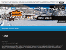 Tablet Screenshot of hotelcrepei.com